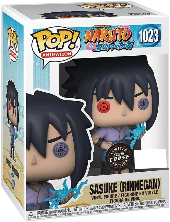 Naruto Shippuden Sasuke Limited Edition Glow Chase Funko Pop #1023 - Sports Integrity