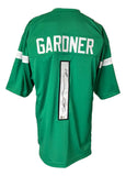 Ahmad Sauce Gardner New York Signed Alternate Green Football Jersey BAS