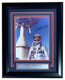 Scott Carpenter Signed Framed 8x10 NASA Project Mercury Photo BAS - Sports Integrity