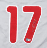 Scott Rolen Philadelphia Signed Gray Baseball Jersey BAS