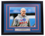 Sean McDermott Signed Framed 11x14 Buffalo Bills Photo BAS - Sports Integrity