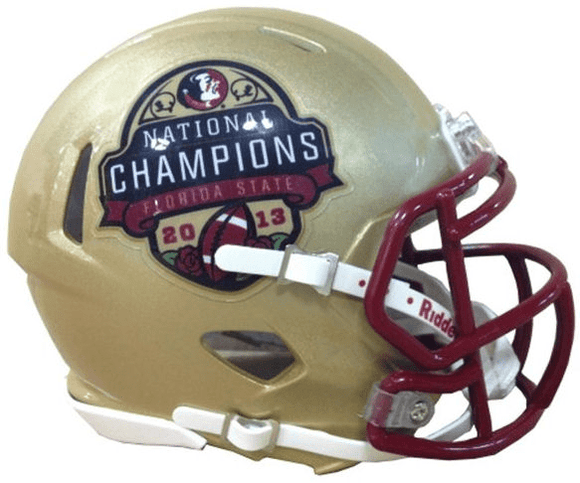 Florida Seminoles 2013 Championship Mini Speed Helmet - Sports Integrity