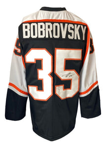 Sergei Bobrovsky Philadelphia Signed Black Hockey Jersey JSA - Sports Integrity