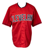 Shane Bieber Cleveland Signed Red Baseball Jersey JSA