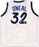 Shaquille O'Neal Orlando Signed White Basketball Jersey BAS - Sports Integrity