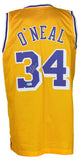 Shaquille O'Neal Signed Custom Yellow Pro Style Basketball Jersey BAS - Sports Integrity