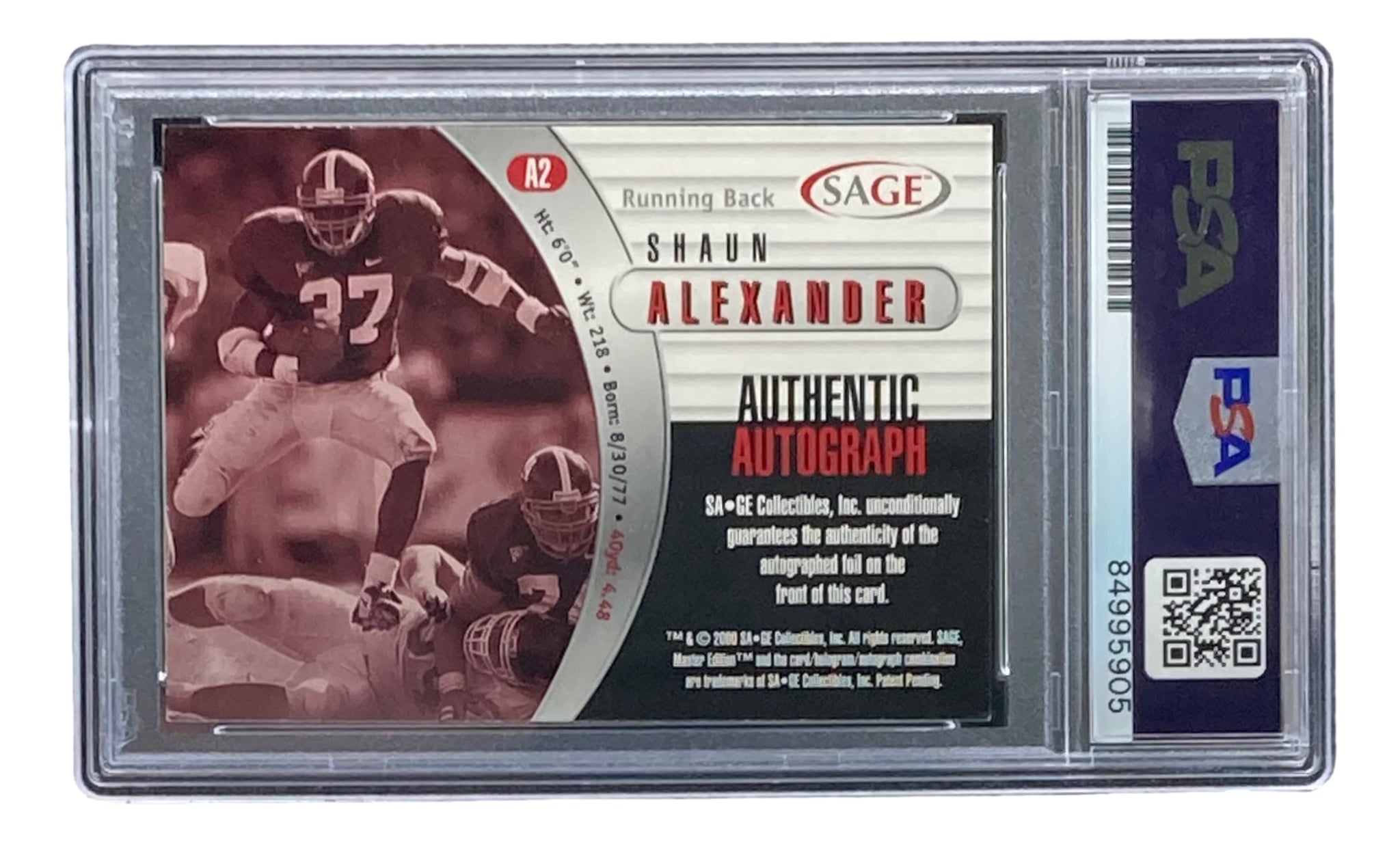 Shaun Alexander Autographed Memorabilia  Signed Photo, Jersey,  Collectibles & Merchandise