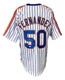 Sid Fernandez New York Signed White Baseball Jersey JSA - Sports Integrity