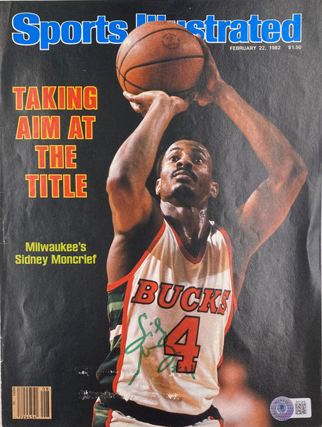 Sidney Moncrief Signed Milwaukee Buck Sports Illustrated Magazine Cove –  Sports Integrity