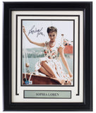 Sophia Loren Signed Framed 8x10 Photo BAS BG96541 - Sports Integrity