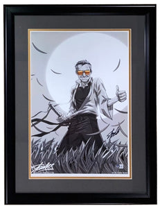 Stan Lee Signed Framed 13x19 Eddie Nunez Photo BAS LOA - Sports Integrity