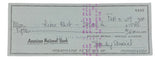 Stan Musial St. Louis Cardinals Signed Personal Bank Check #5492 BAS Sports Integrity