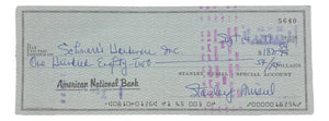 Stan Musial St. Louis Cardinals Signed Bank Check #5640 BAS - Sports Integrity