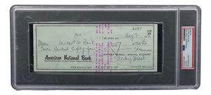 Stan Musial St. Louis Cardinals Signed Bank Check PSA/DNA 85025562 - Sports Integrity