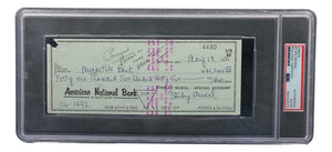 Stan Musial St. Louis Cardinals Signed Bank Check PSA/DNA 85025572 - Sports Integrity