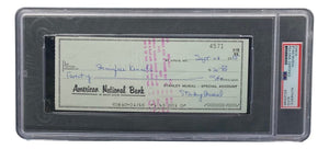 Stan Musial St. Louis Cardinals Signed Bank Check PSA/DNA 85025586 - Sports Integrity