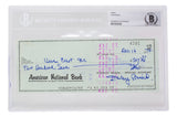 Stan Musial Signed St. Louis Cardinals Bank Check #4391 BGS - Sports Integrity