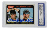 Steve Carlton Signed 1965 Topps Rookie Stars Cardinals Baseball Card #477 PSA/DNA - Sports Integrity