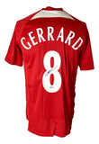 Steven Gerrard Liverpool Signed Red Soccer Jersey BAS - Sports Integrity