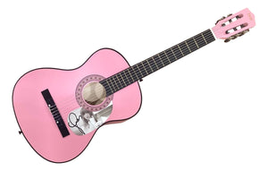 Taylor Swift Signed 41" Totured Poet Department Pink Acoustic Guitar JSA AV66768 - Sports Integrity