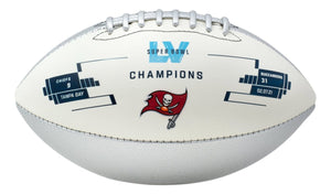 Tampa Bay Buccaneers Super Bowl LV Commemorative Logo Wilson Football - Sports Integrity