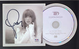 Taylor Swift Signed Framed TTPD CD Insert w/ Taylor Swift Cardigan PSA/DNA