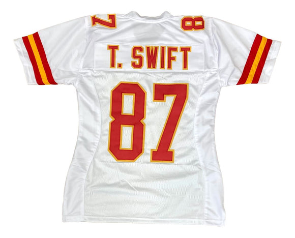 Taylor Swift Kansas City White Ladies Football Jersey Women's Size Medium