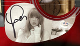 Taylor Swift Signed 41" Totured Poets Department Red Acoustic Guitar PSA Holo - Sports Integrity