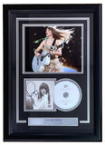 Taylor Swift Signed Framed RARE Heart Drawn TTPD CD Insert w/ 8x10 Photo PSA/DNA - Sports Integrity