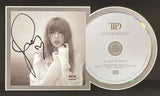 Taylor Swift Signed Framed RARE Heart Drawn TTPD CD Insert w/ 8x10 Photo PSA/DNA - Sports Integrity