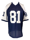 Terrell Owens Dallas Signed Blue Stat Football Jersey JSA ITP - Sports Integrity