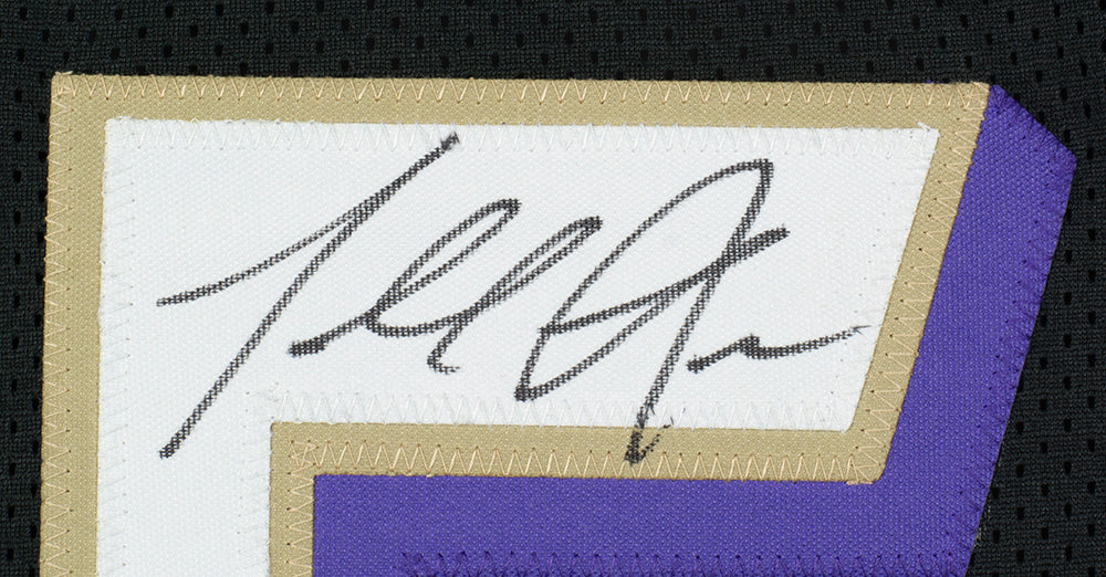 Terrell Suggs Signed Purple Custom Football Jersey - (JSA)