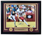 Terry McLaurin Signed Framed 16x20 Washington Commanders Photo BAS - Sports Integrity