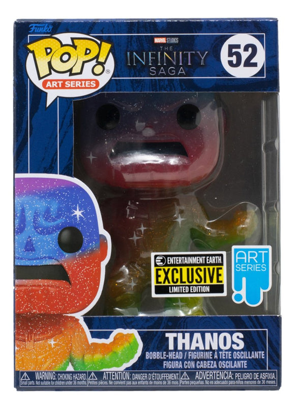 Thanos Marvel The Infinity Saga Funko Pop! Art Series Vinyl Figure #52 - Sports Integrity