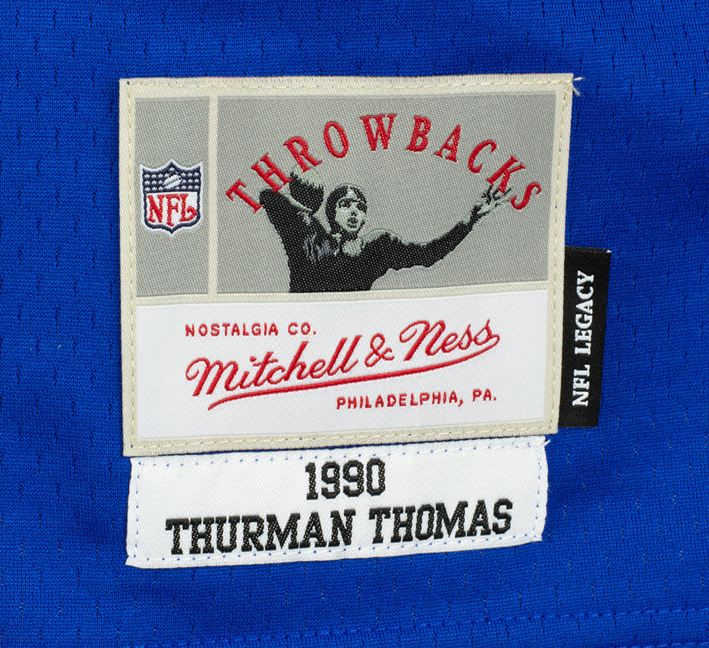 Thurman Thomas Buffalo Bills Autographed Mitchell & Ness Blue