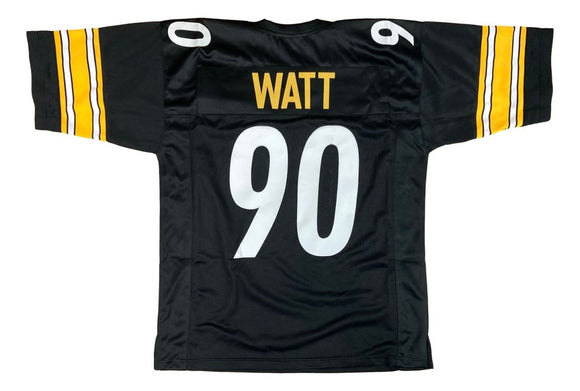 TJ Watt Pittsburgh Black Football Jersey - Sports Integrity