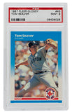 Tom Seaver Slabbed 1987 Fleer Glossy Card #45 Mint 9 PSA/DNA