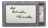 Tom Watson Signed Slabbed Index Card PSA/DNA Gem MT 10 - Sports Integrity