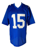 Tommy Devito New York Signed Blue Football Jersey BAS ITP - Sports Integrity