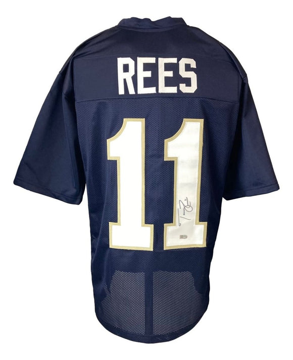 Tommy Rees Notre Dame Signed Navy Blue Football Jersey Sports Integrity - Sports Integrity