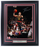 Trae Young Signed Framed Atlanta Hawks 16x20 Basketball Clean Look Photo Panini - Sports Integrity