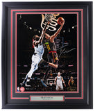 Trae Young Signed Framed Atlanta Hawks 16x20 Basketball Reverse Photo Panini - Sports Integrity