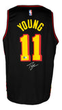 Trae Young Signed Atlanta Hawks Black Fanatics Basketball Jersey BAS ITP - Sports Integrity