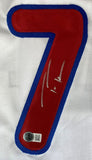 Trea Turner Philadelphia Signed Alternate White Baseball Jersey BAS ITP - Sports Integrity