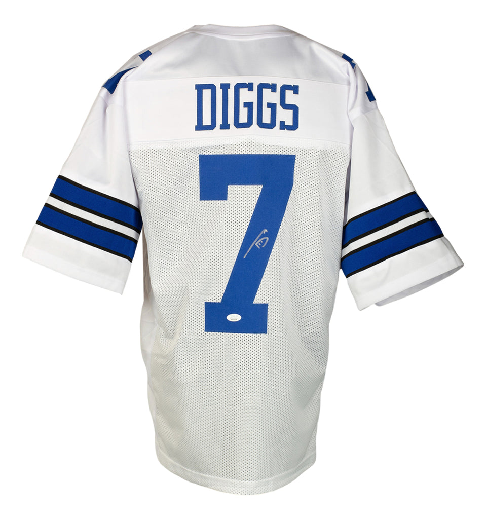 RSA Trevon Diggs Signed Blue Pro Edition Football Jersey (JSA)