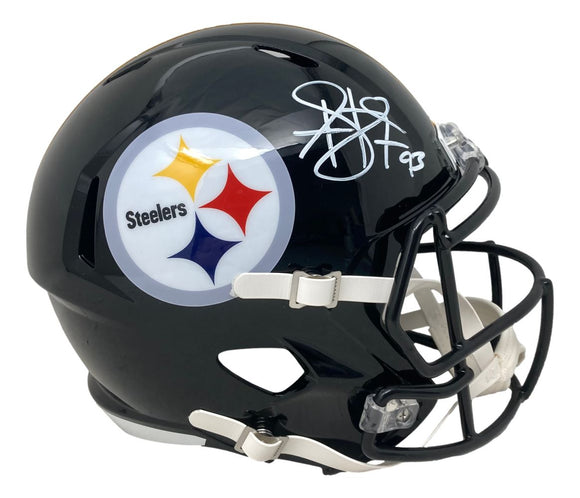 Troy Polamalu Signed Pittsburgh Steelers Full Size Speed Replica Helmet BAS ITP