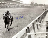 Ron Turcotte Signed 16x20 Secretariat 1973 Belmont Stakes Photo 2 JSA - Sports Integrity