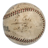 Ty Cobb Detroit Tigers Signed Victor League Baseball Oct 7th 18 BAS+PSA LOA - Sports Integrity