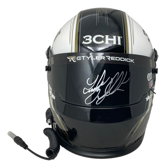 Tyler Reddick Signed NASCAR 3CHI Full Size Replica Racing Helmet BAS - Sports Integrity