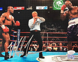 Mike Tyson Signed 8x10 Holyfield Ear Bite Boxing Photo JSA - Sports Integrity